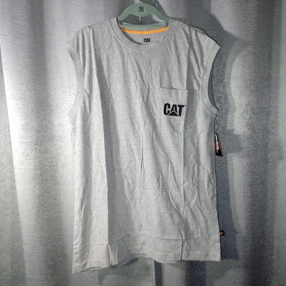 New Sleeveless CAT Shirt - Picture 1 of 7